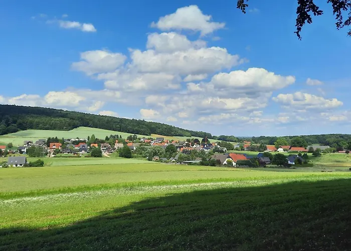 アパート Kranich Im Eggetal